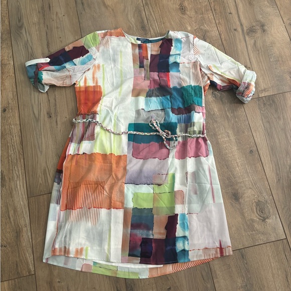 KELLY Dresses & Skirts - Kelly by Clinton Kelly multicolor patchwork stained glass dress NWT